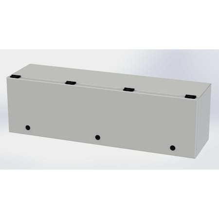 Saginaw Control & Engineering 1/4 Turn Latch Electrical Enclosures, 9 in H, 8 in D, 30 in W, NEMA 3R, 4, 12, 13, Carbon Steel SCE-L9308ELJLG
